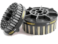 spazzole a disco a punta